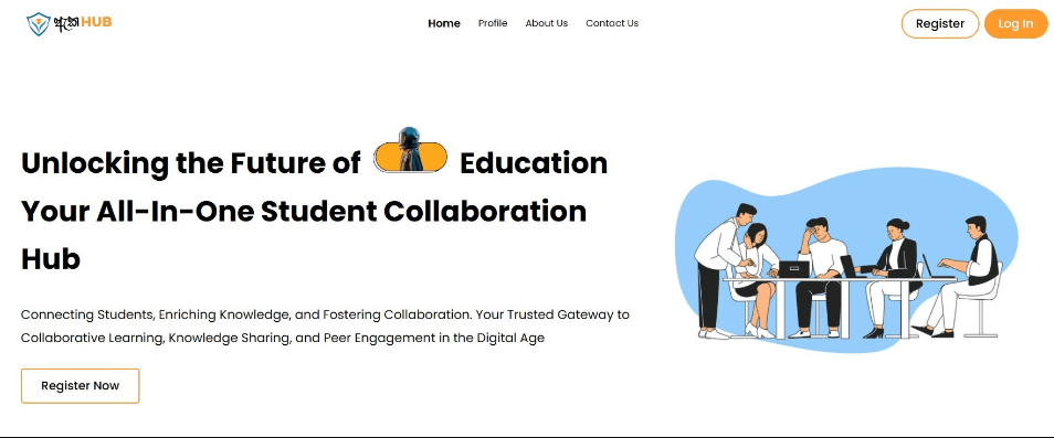 Screenshot of ඇක Hub