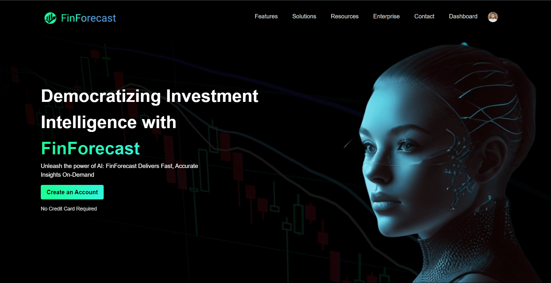Screenshot of Finforecast