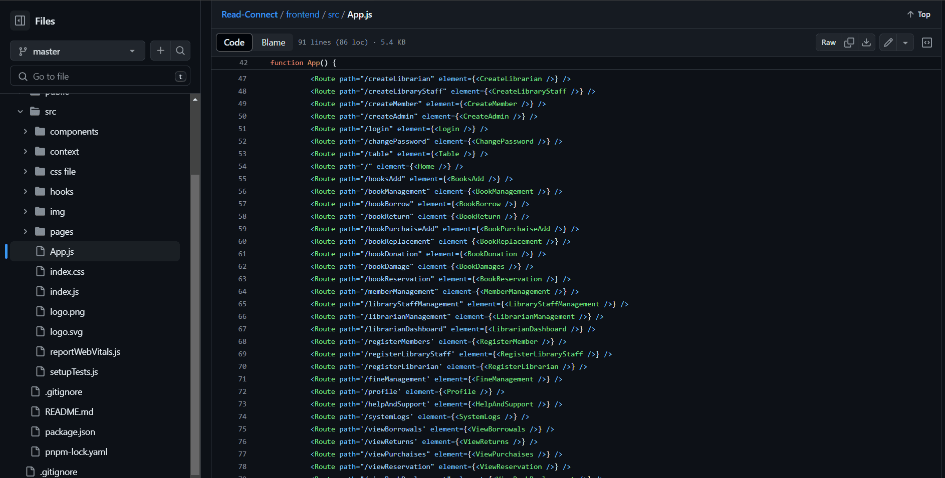 Screenshot of Read Connect